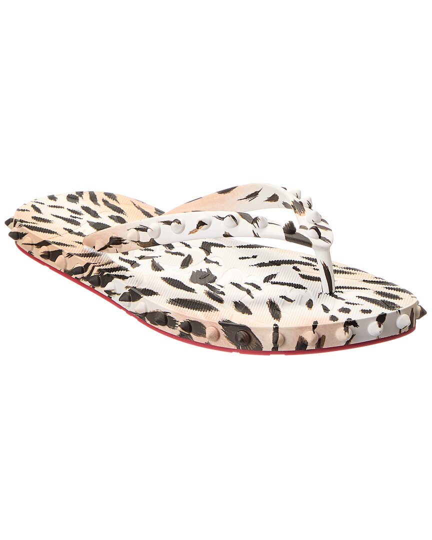 Christian Louboutin Super Loubi Rubber Flip Flop