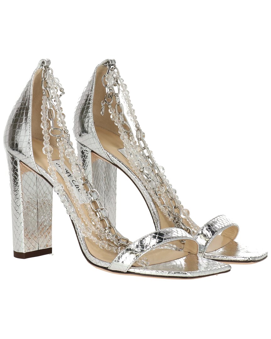 Jimmy Choo Neena 100 Leather Sandal