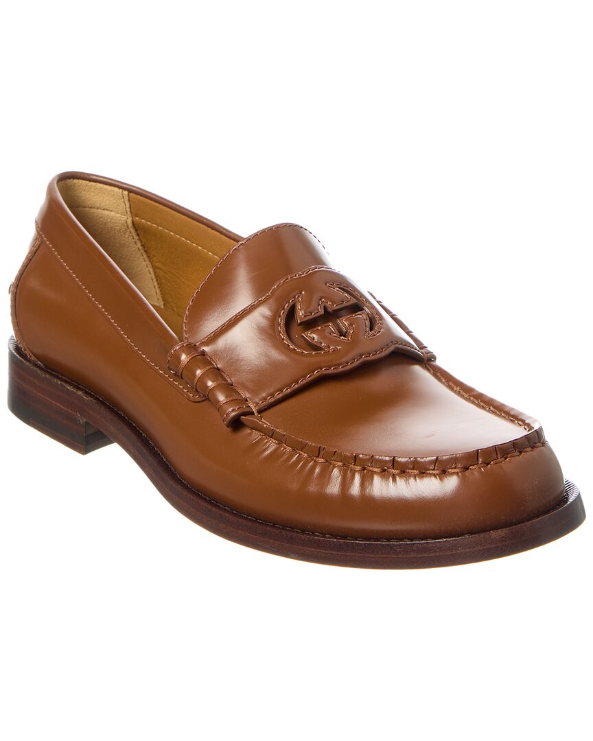 Gucci Interlocking G Leather Loafer