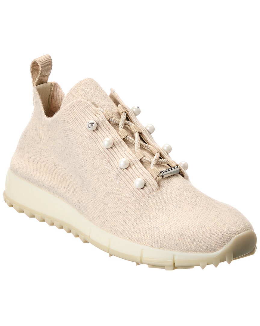 JIMMY CHOO JIMMY CHOO VELES CASHMERE SNEAKER