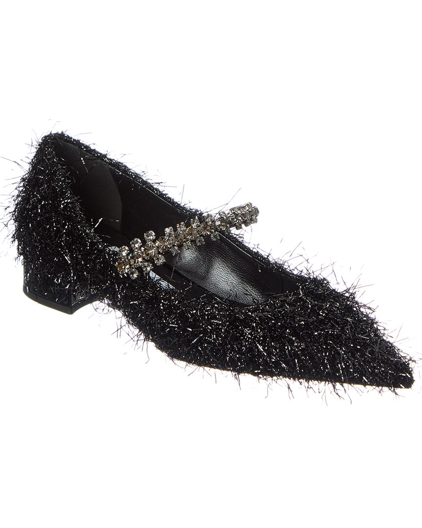 Jimmy Choo Bing Tinsel Flat