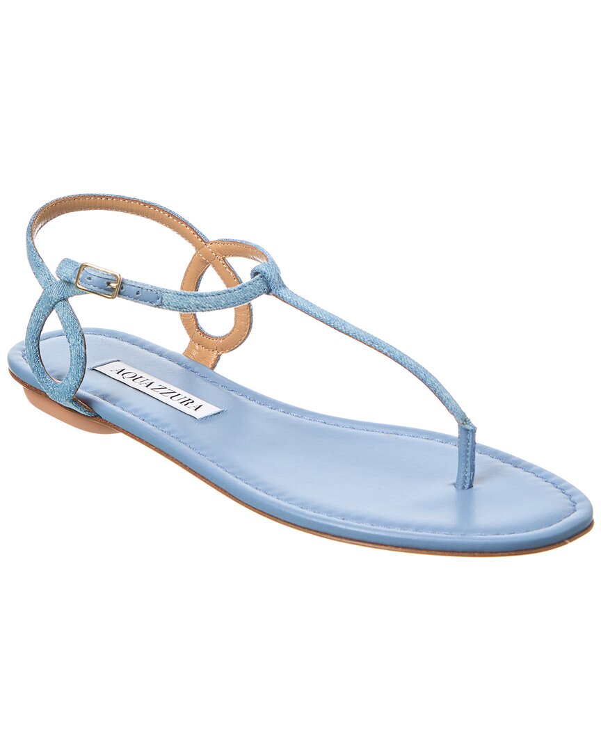 Aquazzura Almost Bare Leather Sandal