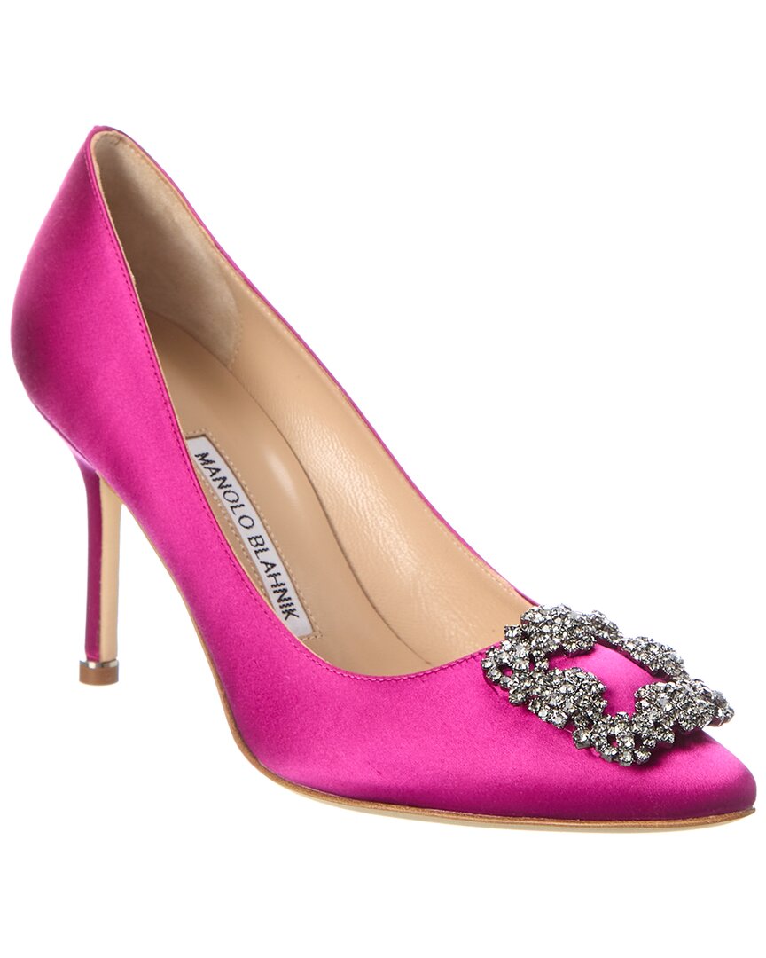 Manolo Blahnik Hangisi Pumps In Pink