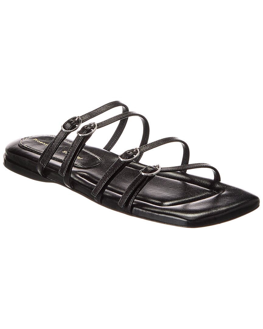 Proenza Schouler Leather Sandal In Black