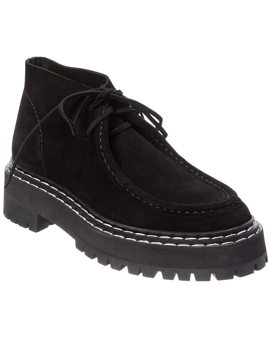 Proenza Schouler Suede Boot In Black