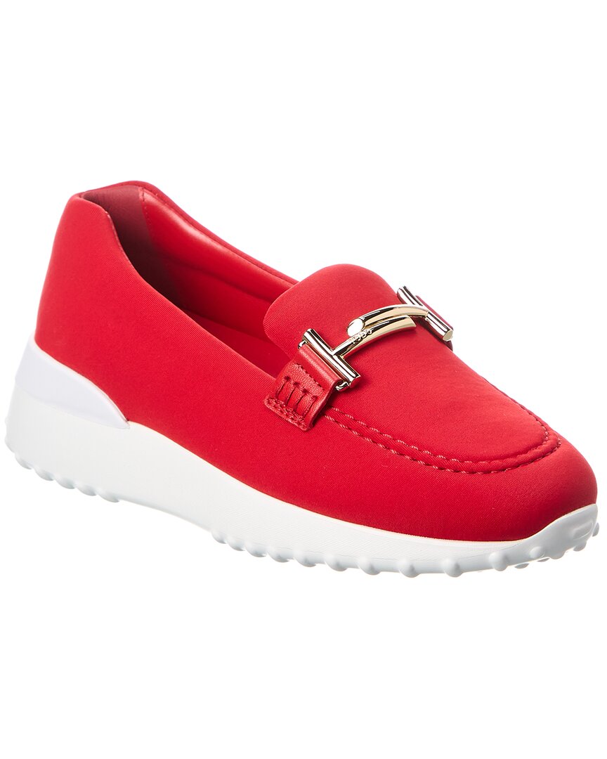 Shop Tod's Double T Loafer In Red