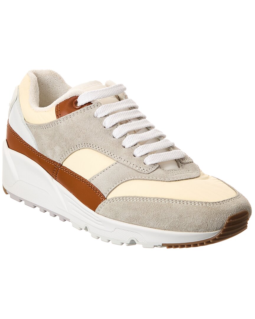 Saint Laurent Bump Nylon & Suede Sneaker