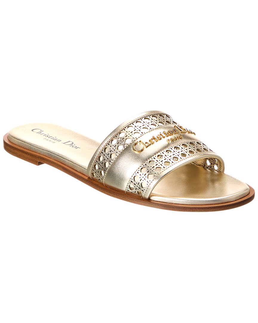 Dior Logo Leather Slide