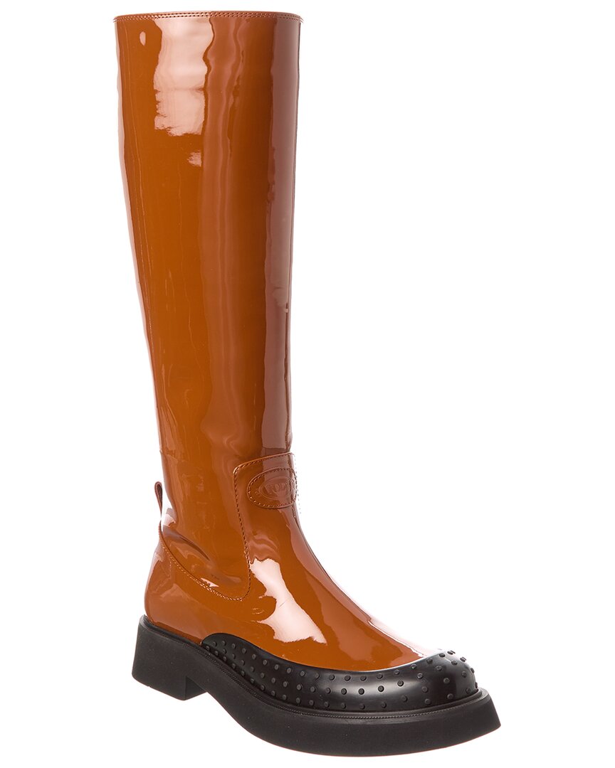 TOD'S TOD’S PATENT KNEE-HIGH BOOT