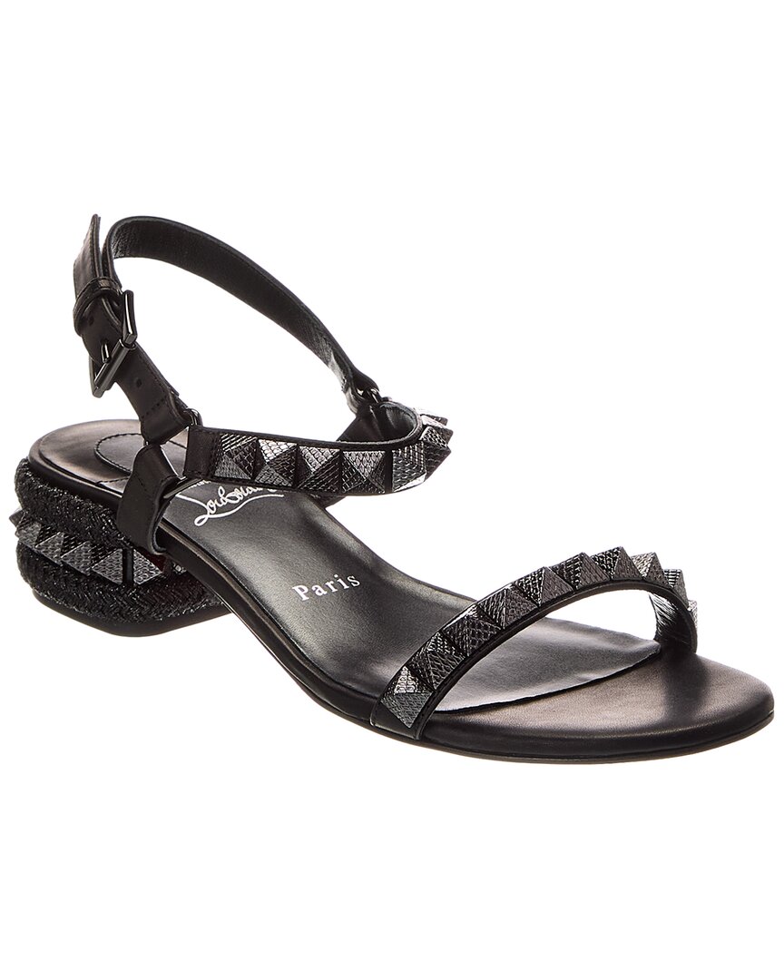 Christian Louboutin Pyrasand 30 Leather Sandal