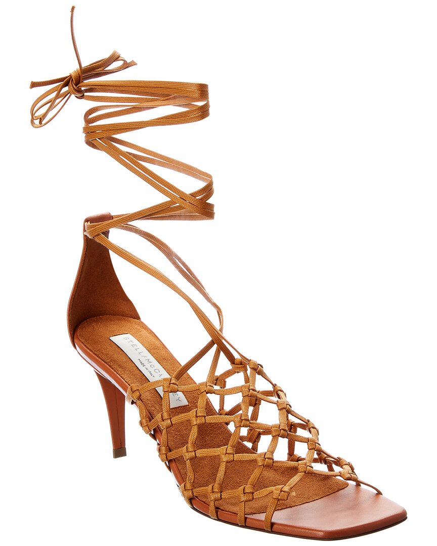【送料&関税込】Stella Mccartney Woven Sandals Stella McCartney Woven Sandals in Natural | Lyst