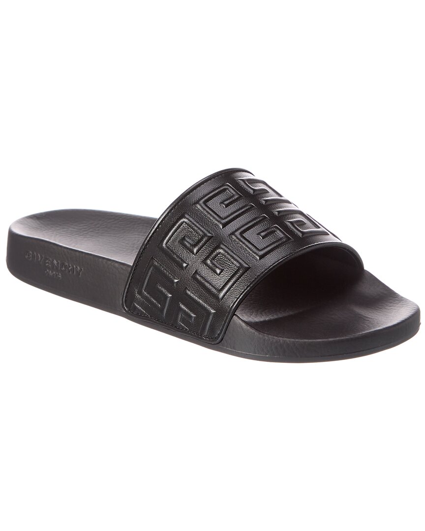 GIVENCHY GIVENCHY 4G LEATHER SLIDE