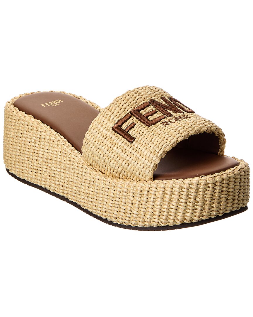サンダル・ミュール FENDI Fendi Sunshine flatform sandals Fendi Fendi Sunshine Platform Sandals - Shoes - Free