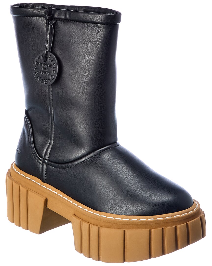 Stella Mccartney Emilie Teddy Platform Boot In Black