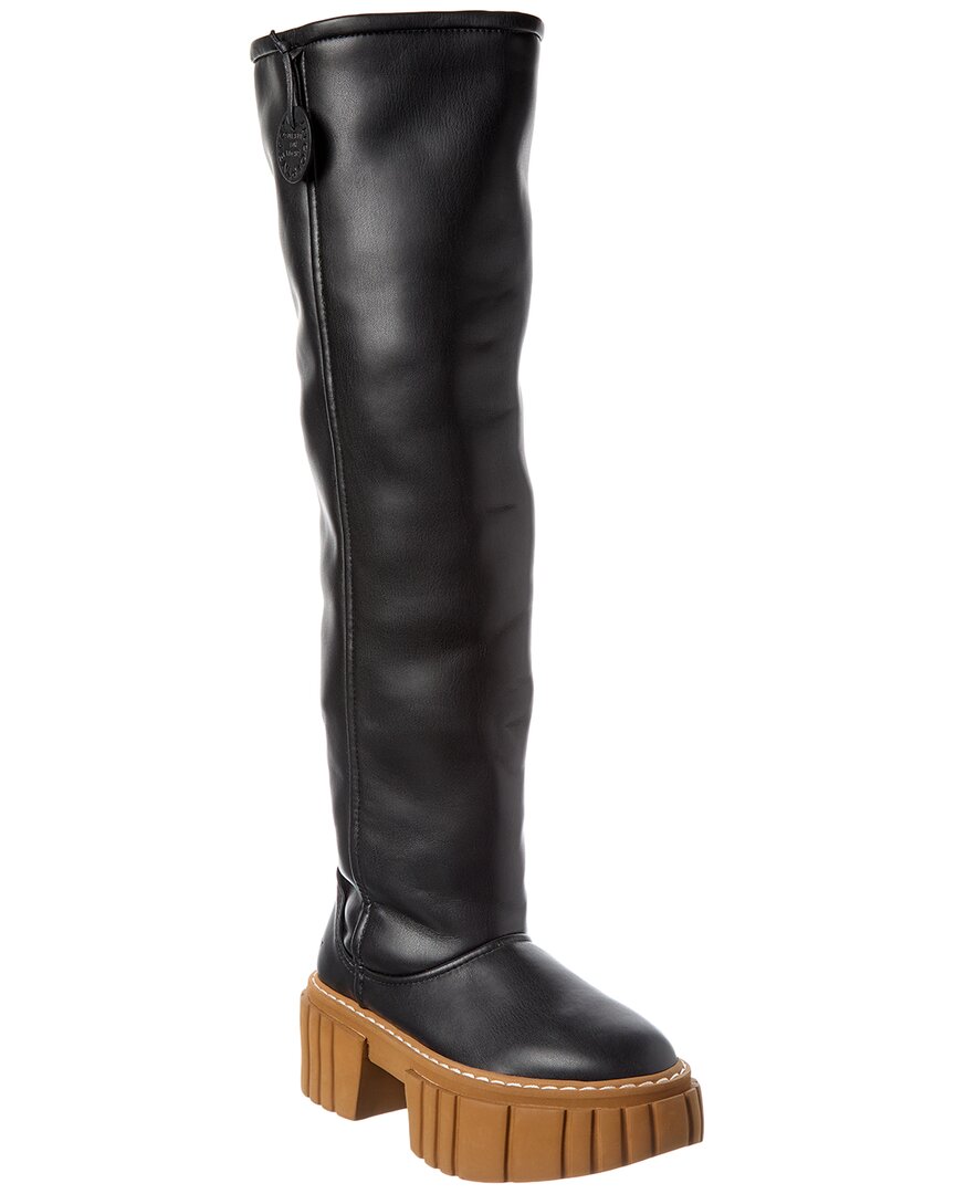 Stella Mccartney Emilie Over-the-knee Platform Boot In Black