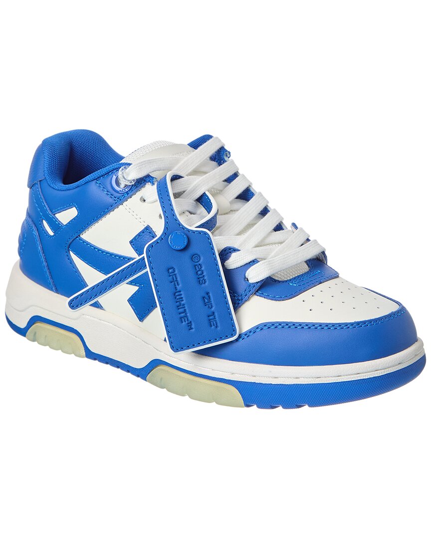 Off-white ™ Out Of Office Leather Sneaker In Blue