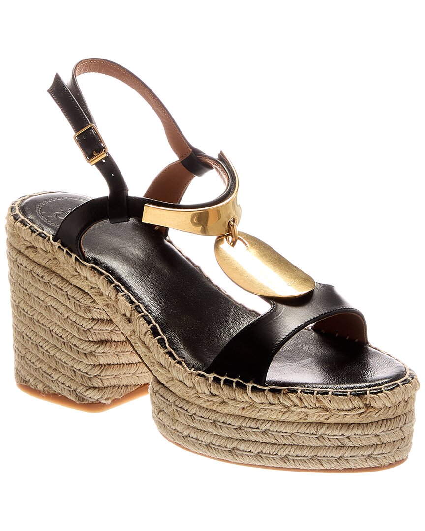 Chloé Pema Leather Platform Sandal