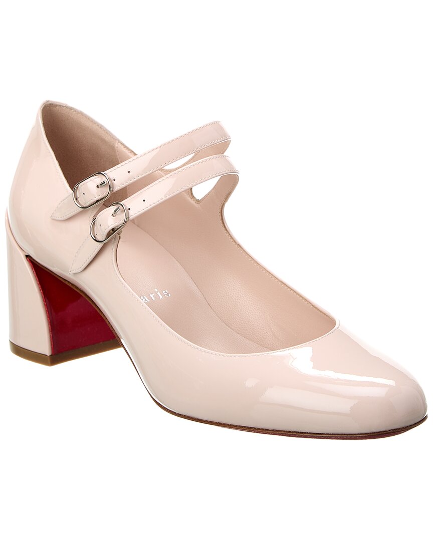 Christian Louboutin Miss Jane 55 Patent-leather Pumps