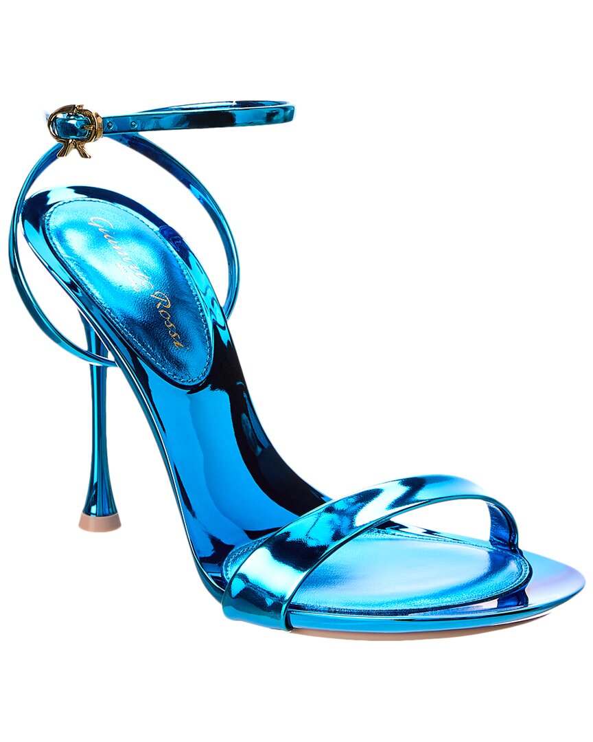 Gianvito Rossi Spice Ribbon 95 Leather Sandal
