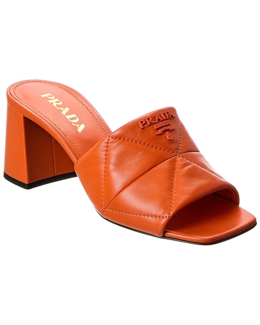 Prada Quilted Leather Sandal