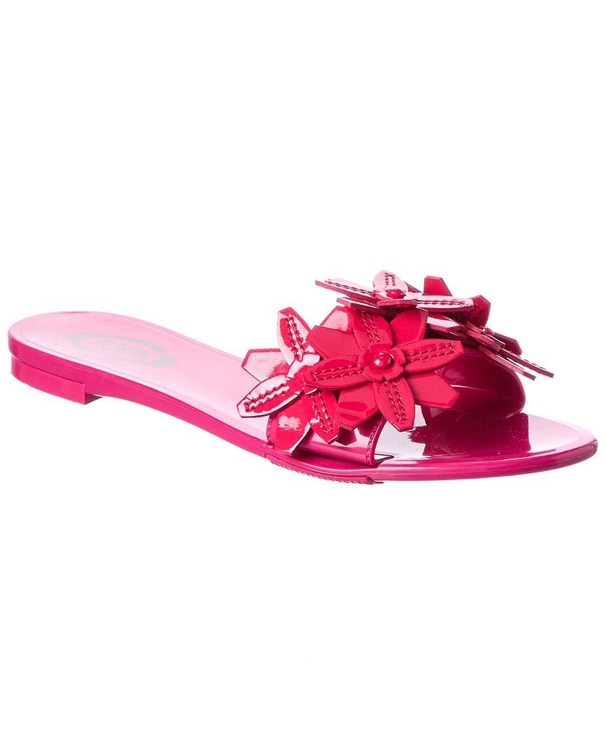 Tod's Rubber Sandal In Pink