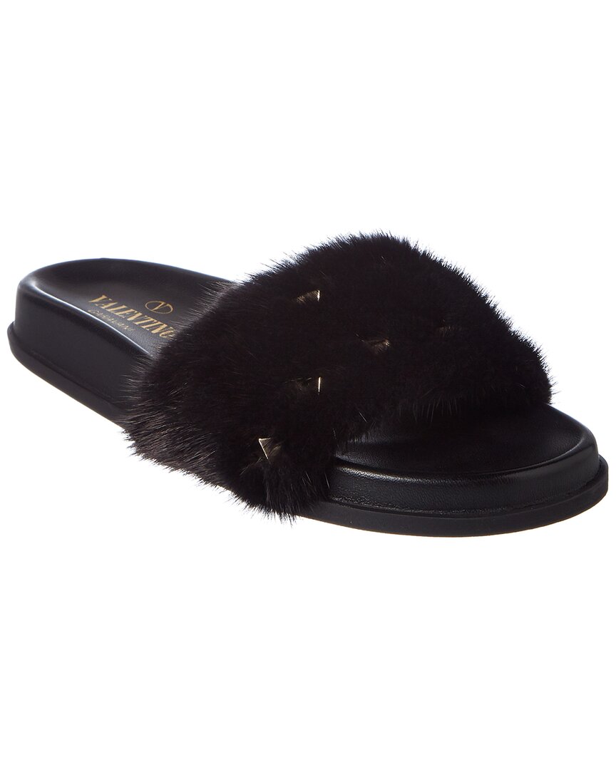 Valentino Garavani Valentino Rockstud Slide Sandal