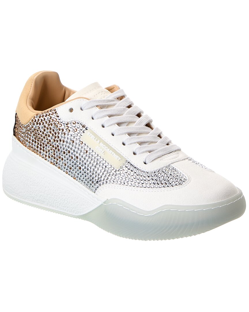 Stella Mccartney Loop Embellished Sneaker In White