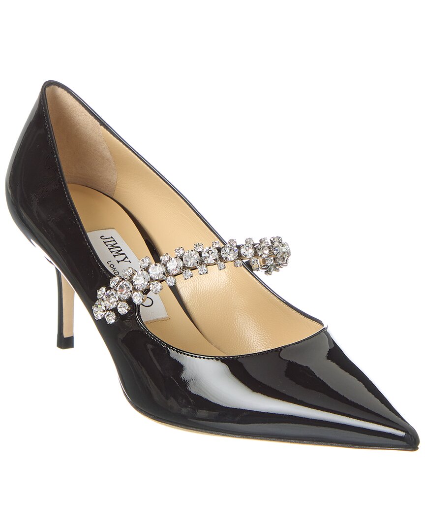 Jimmy Choo Women Bing 65 Crystals Patent Leather Pumps
