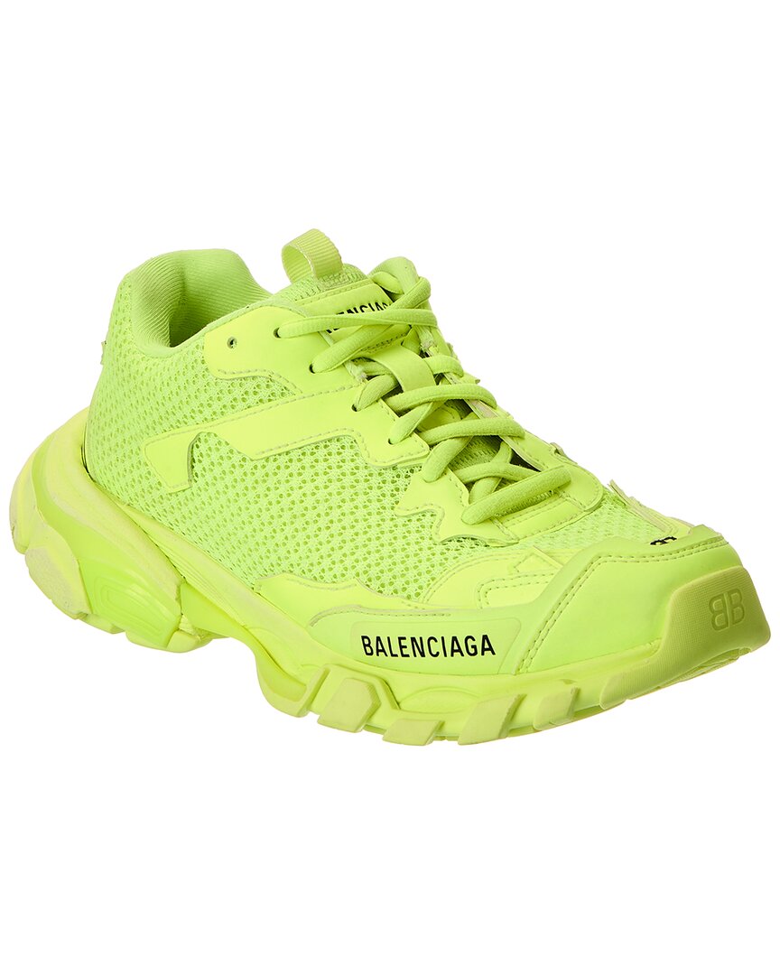 Balenciaga Track Mesh Sneaker In Green