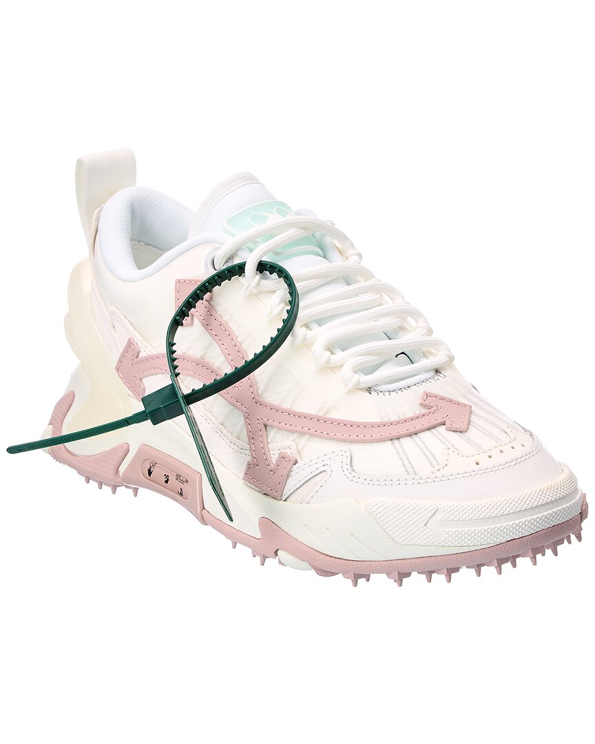 Off-white Odsy-2000 Mesh And Leather Sneakers In White