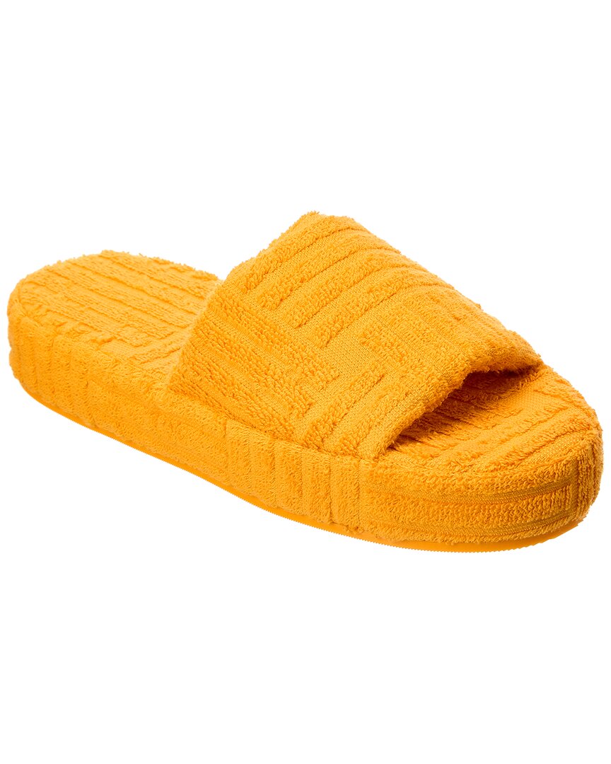 Shop Bottega Veneta Resort Sponge Platform Sandal In Orange