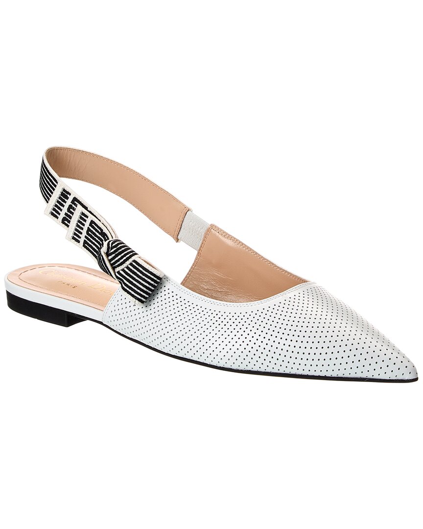 Dior Toujours Leather Slingback Flat