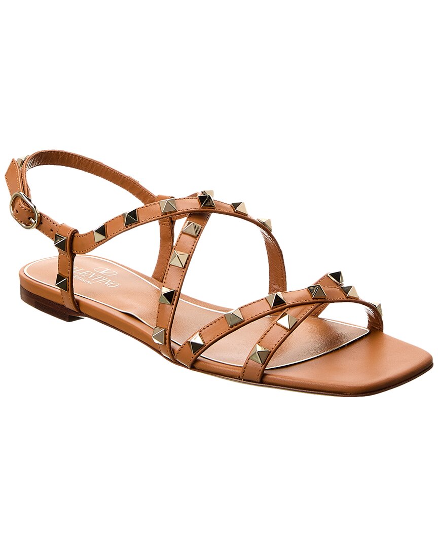 Valentino Rockstud Leather Sandal
