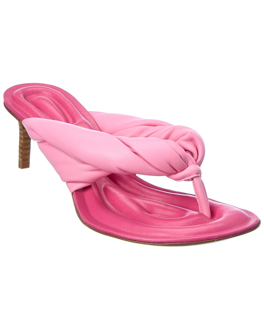 Shop Jacquemus Les Sandales Mari Leather Sandal In Pink