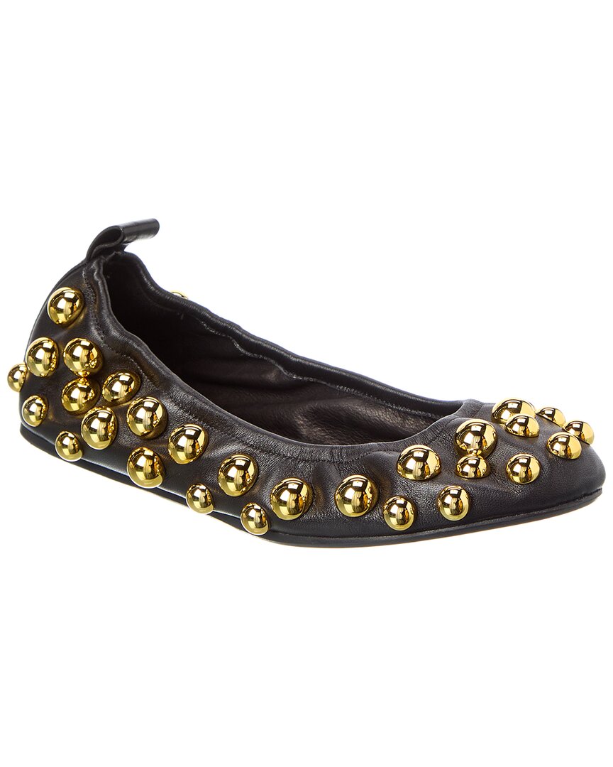 Isabel Marant Stud-embellished Ballet Flats In Black