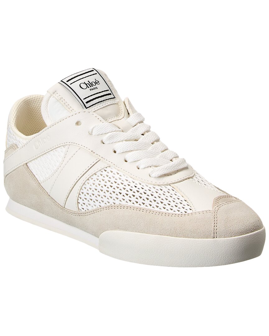 Chloé Kick Lace-up Leather Low Top Sneakers