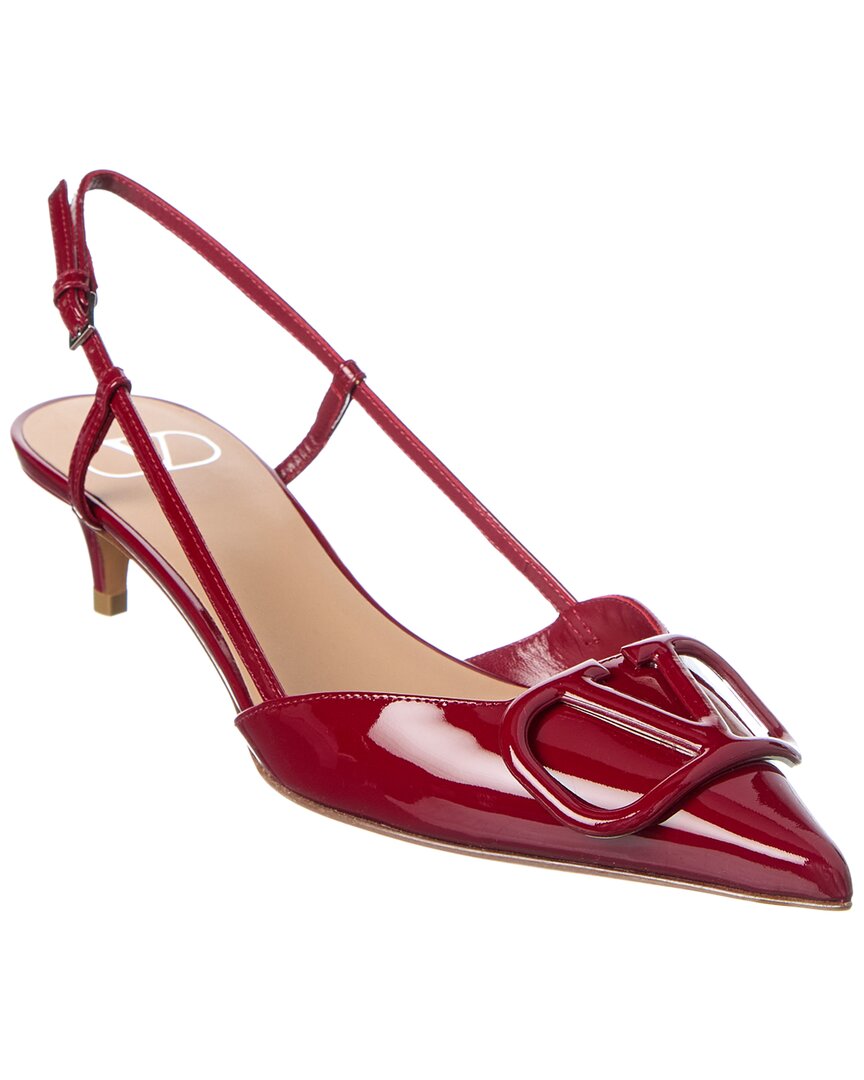Valentino Garavani Valentino Vlogo 40 Patent Slingback Pump