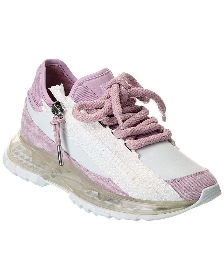 Givenchy Spectre Canvas & Leather Sneaker In Purple