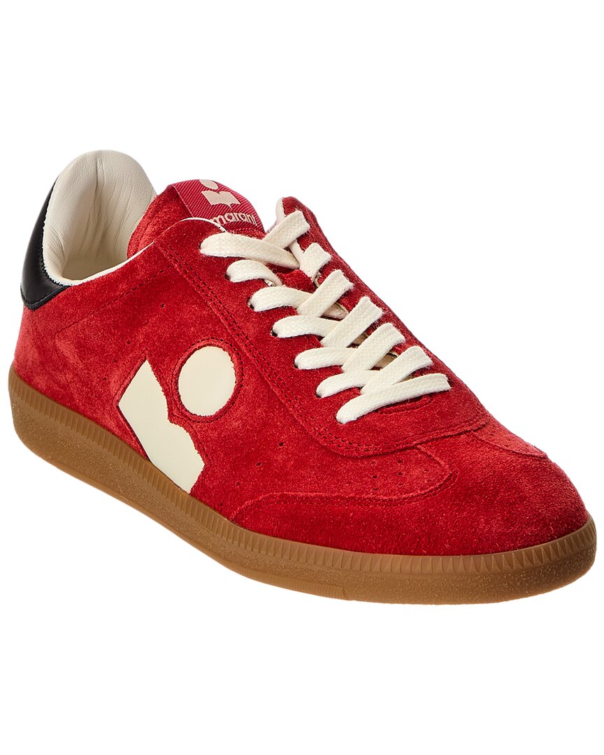Isabel Marant Beth Suede Sneakers In Red