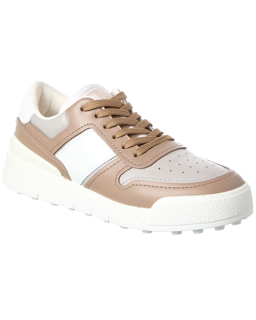 Tod's Leather Sneaker In Brown