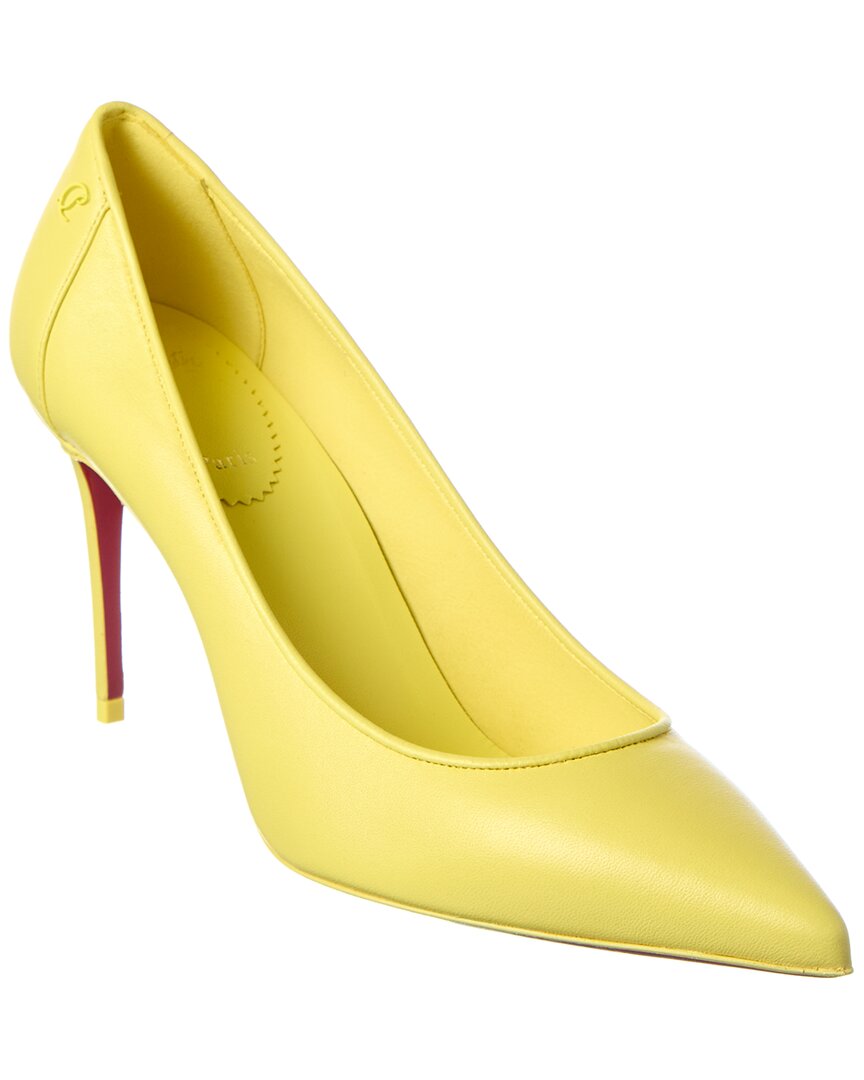 Christian Louboutin Sporty Kate Pointed Toe Pumps In Yellow