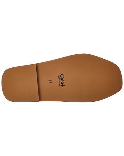 Woody Logo Linen Slide