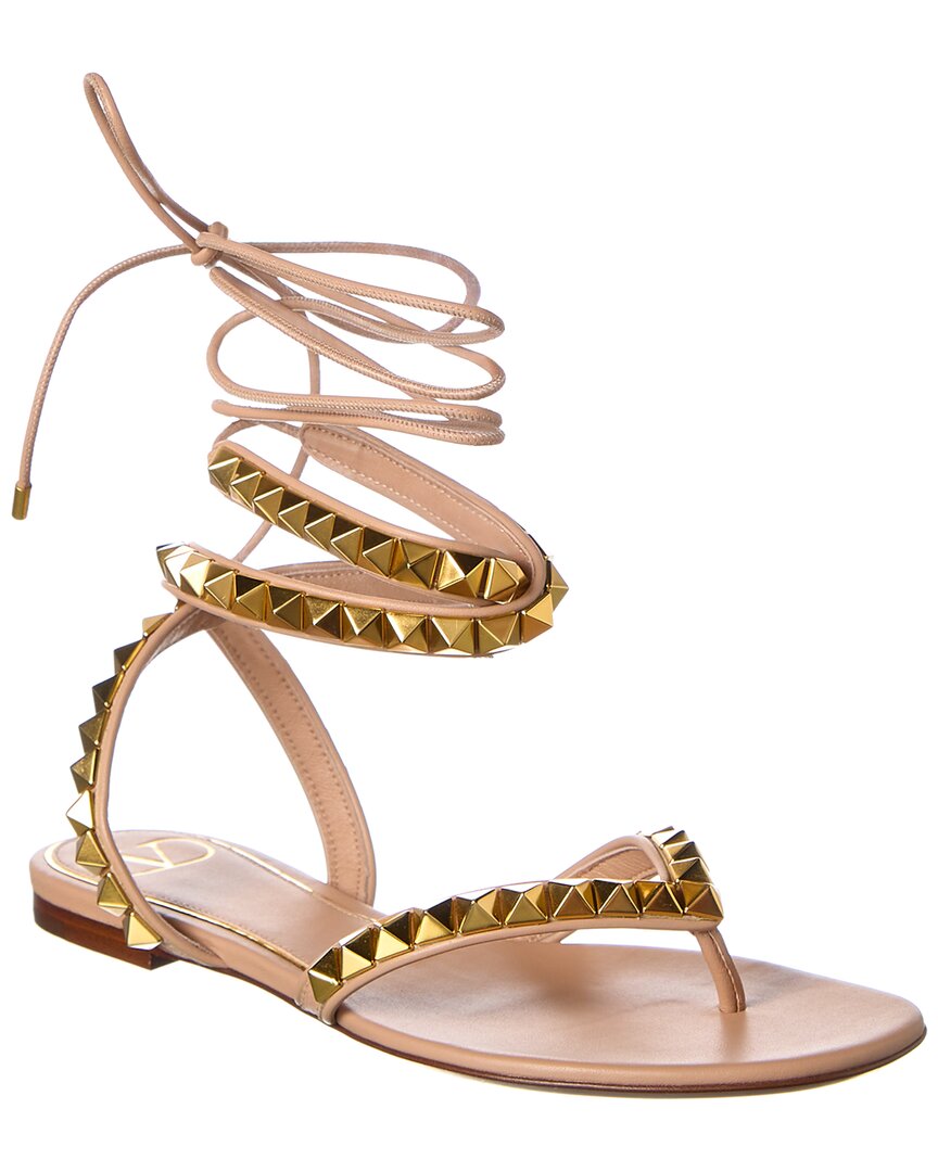 Valentino Garavani Valentino Rockstud No Limit Leather Sandal In