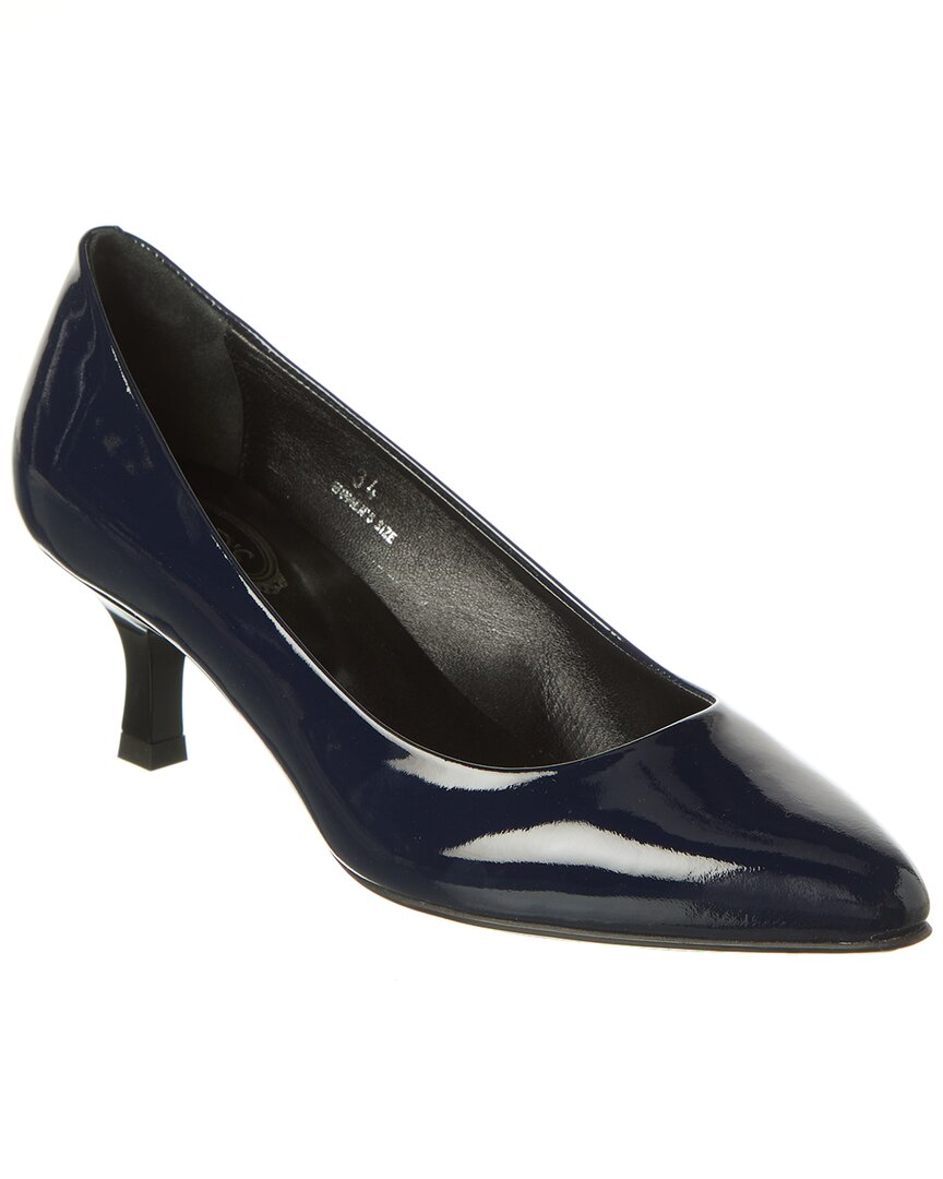 Tod's Patent Pump In Blue