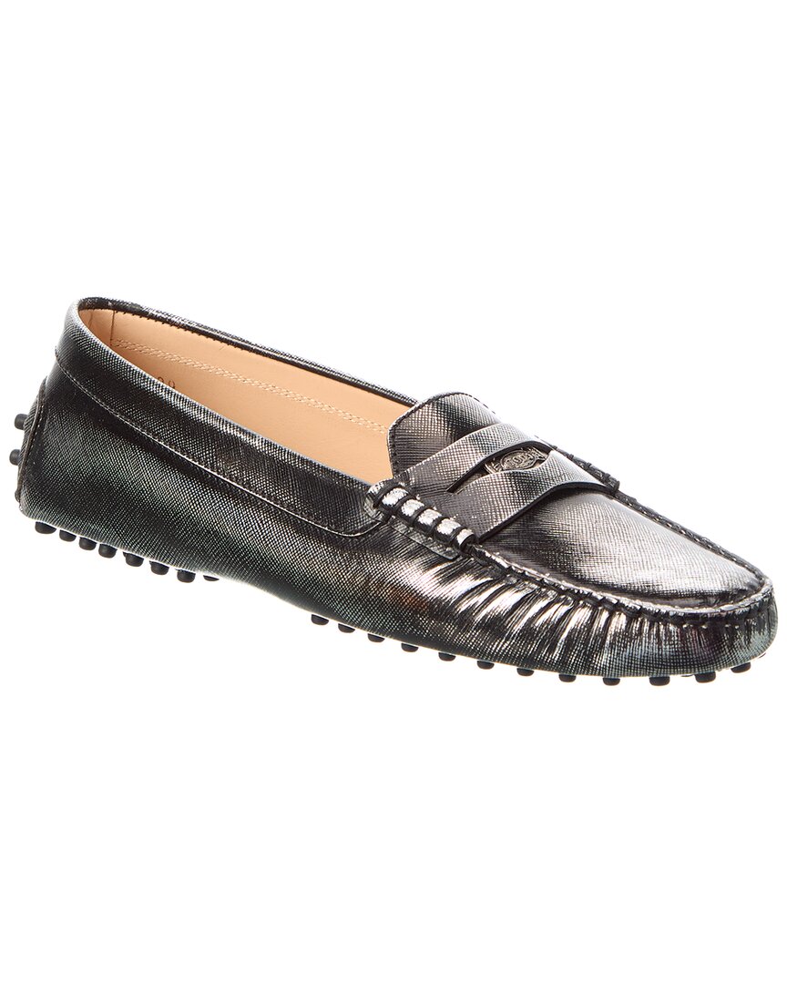 Tod's Leather Loafer In Multi