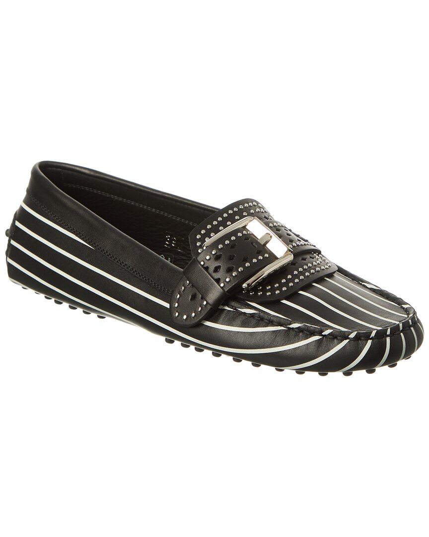 Tod's Leather Loafer In Black