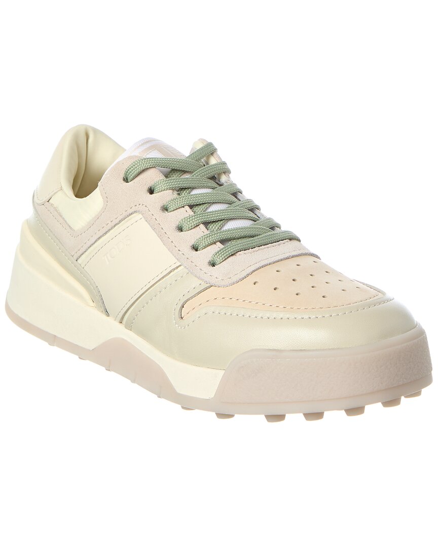 Tod's Canvas & Leather Sneaker In Multi