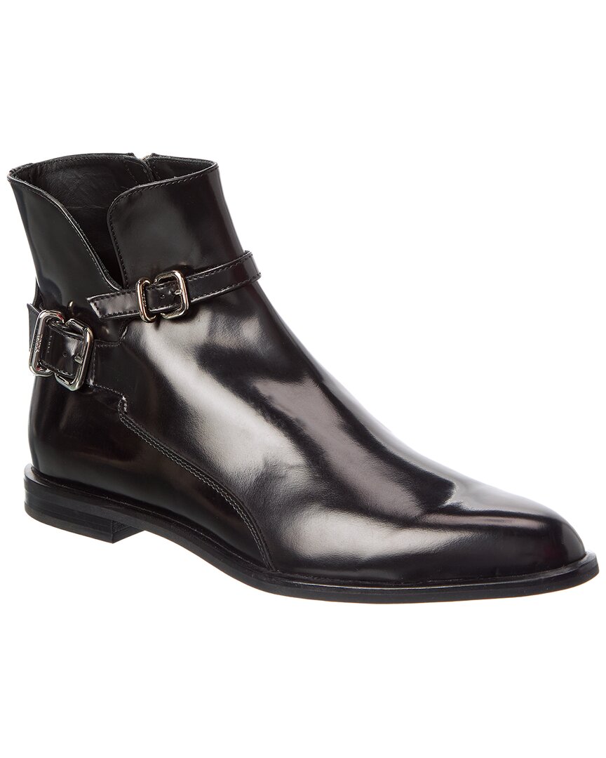 Tod's Leather Bootie In Black