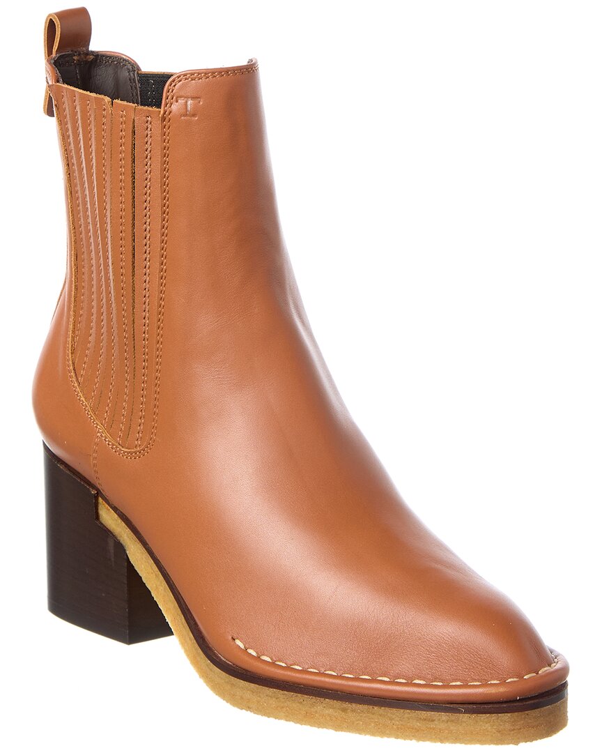 Tod's Leather Boot In Brown