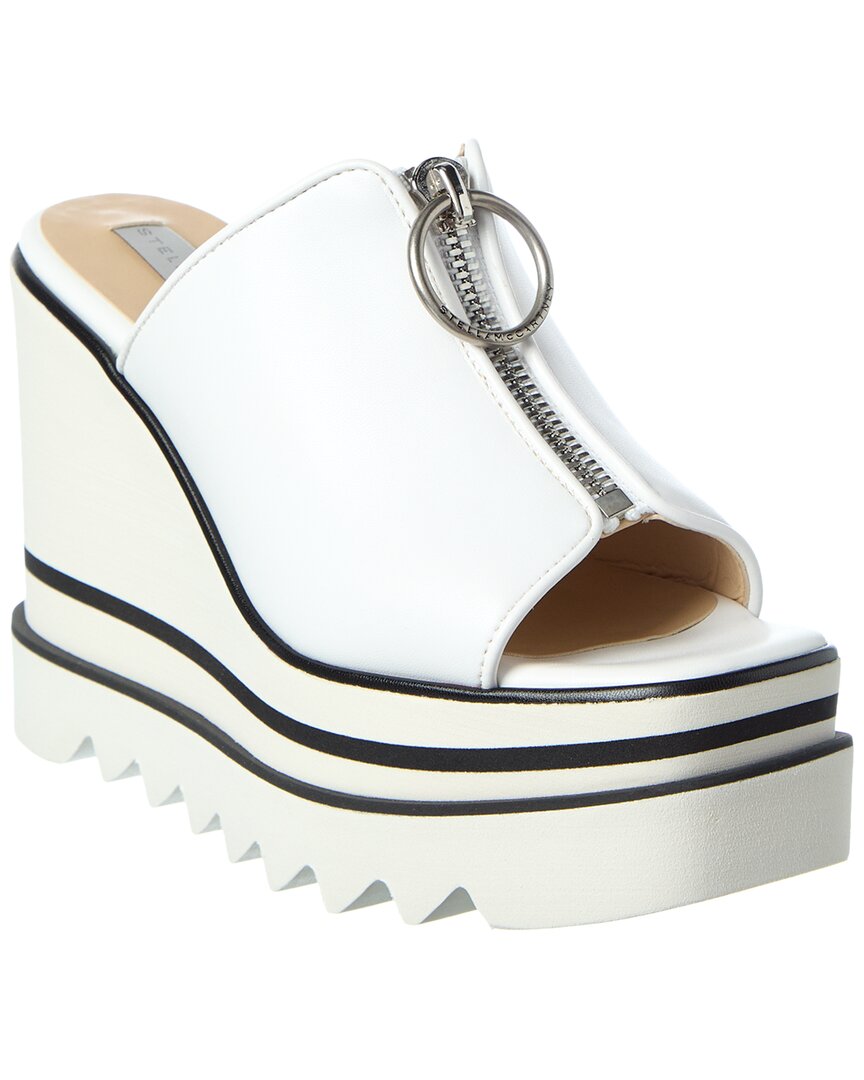 Stella Mccartney Wedge Sandal In White